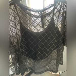 Victoria secret sport sheer crop top